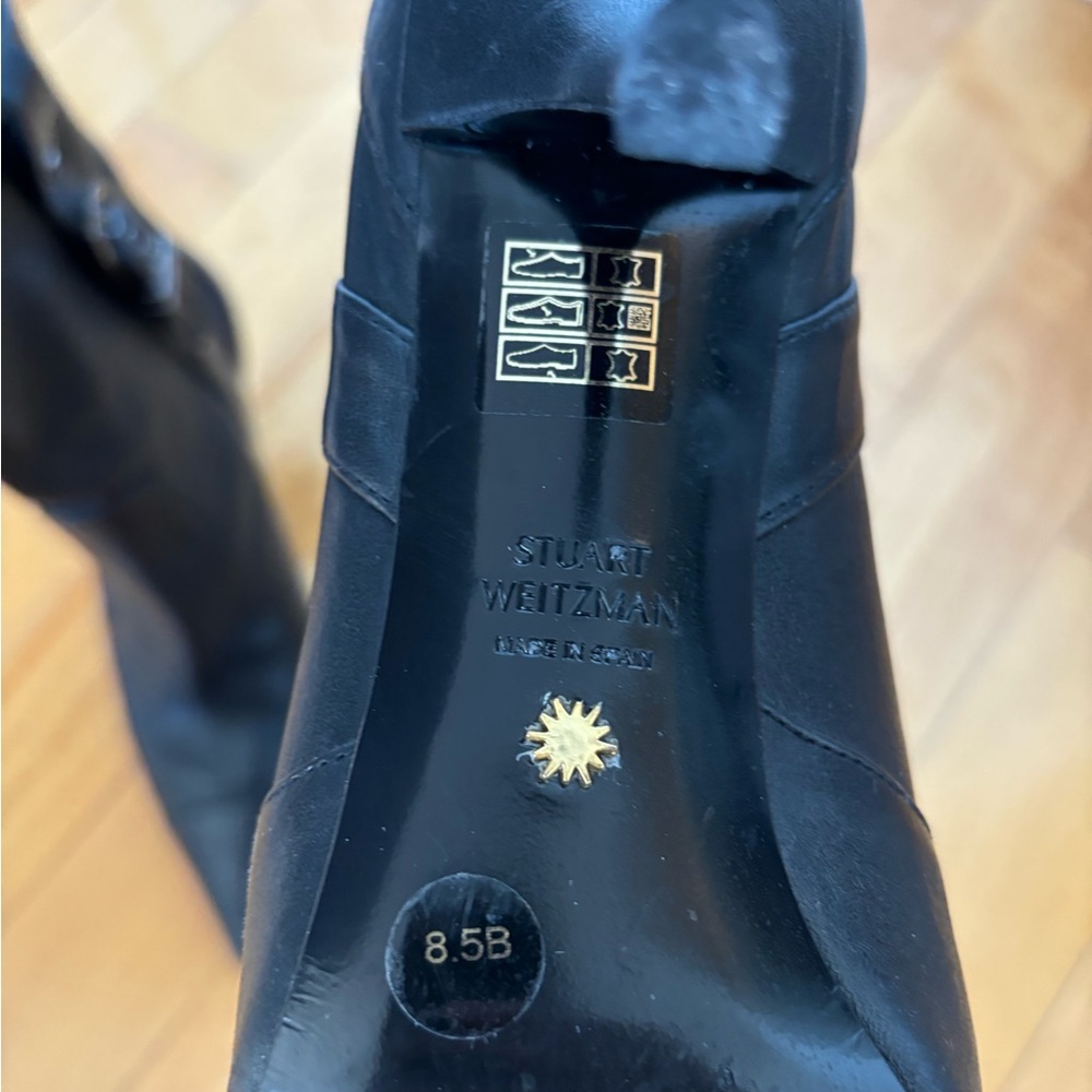 Stuart Weitzman MAVERICK 75 BOOTIE size 8.5 black - Picture 5 of 9